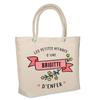 Beach Bag - PLANETEE - Insulated Brigitte d'Enfer - Cotton - Large Capacity - Printed In France