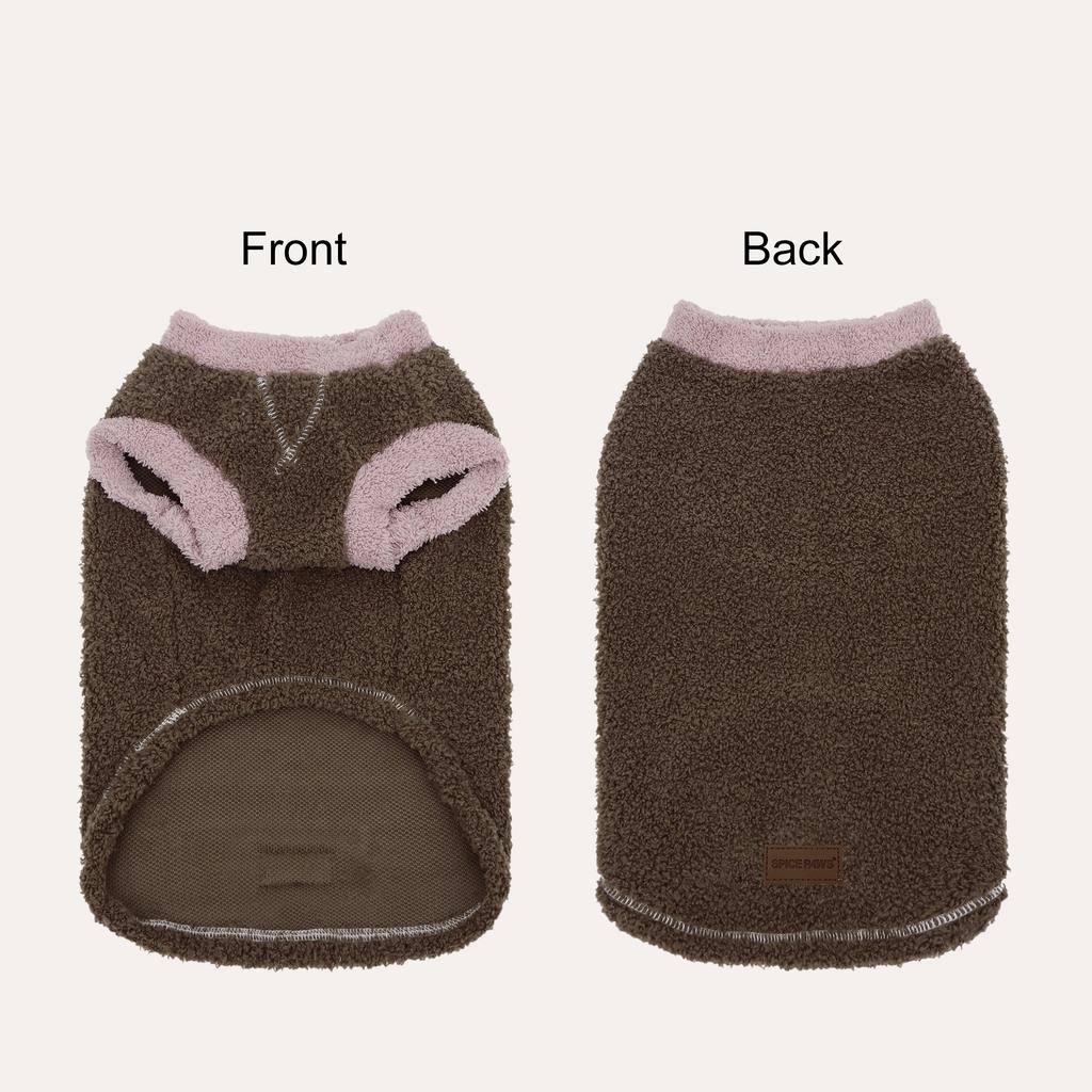 Small Dog Sweater Vest, Winter Cold Weather Warm Pullover Fleece Dogs Jacket Sleeveless Puppy Clothes Fleece Coat Jacket