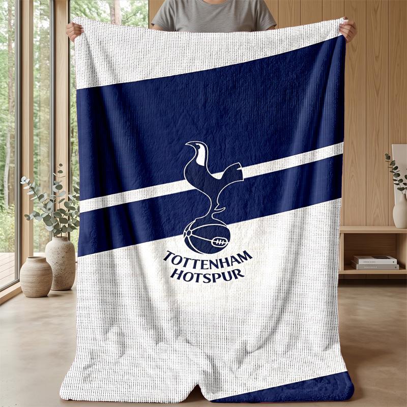 Tottenham Hotspur Theme Blanket Soft Flannel Fleece Blanket Warm Lightweight Throw Blanket for Home Sofa Bed