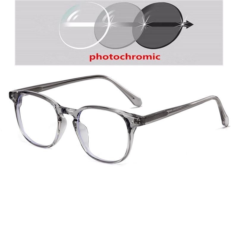 -0.5 -0.75 To -6.0  Square Customize Prescription Eyeglasses Women Men Anti-Reflective Student Finished Glasses Nearsighted