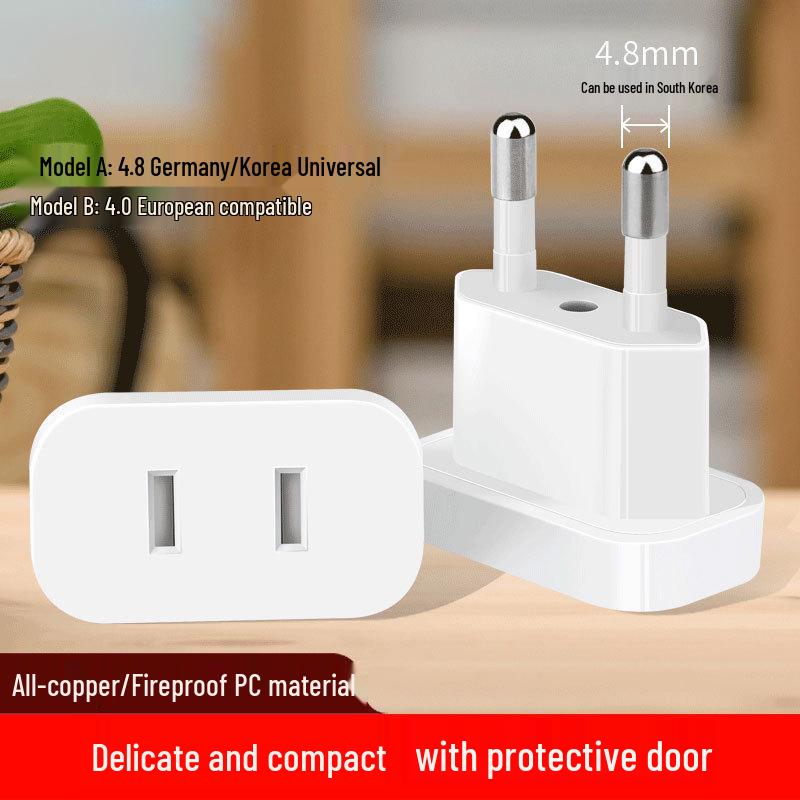 American to European Plug Adapter & European to American Conversion Socket