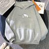 Fashionable Comfortable Soft Popular Cat Creative Printed Autumn Long Sleeved Hooded Casual Sports Loose Versatile Hoodie