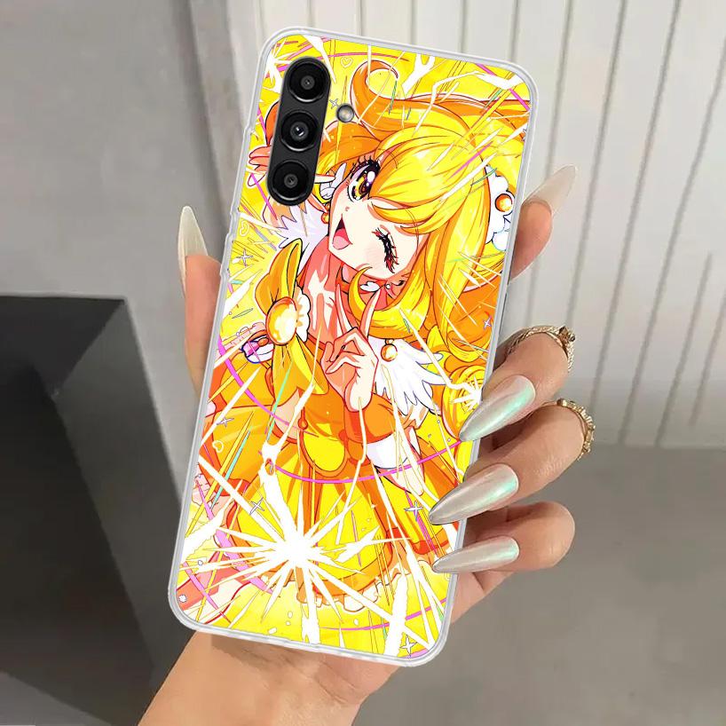 Pretty Cure Anime Phone Case for Samsung Galaxy A17 A16 A37 A26 A36 A57 A56 A15 A25 A35 A55 A14 A24 A34 A54 A13 A23 A33 A53 Gala