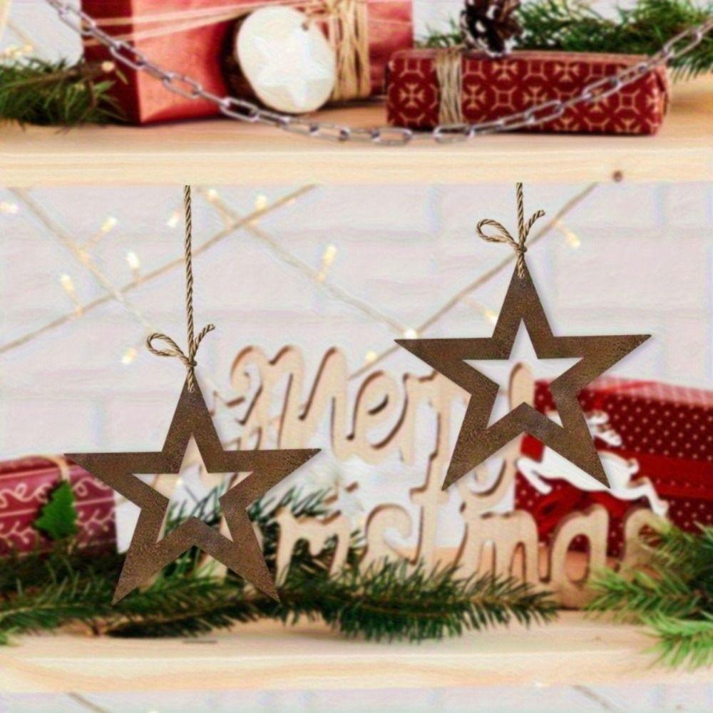 Star Holiday Metal Decor Ornament