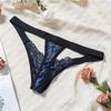 Low Waist Men's Lace Thong Transparent T-back Briefs Men Breathable Mesh Sheer Panties  Role Play