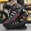 New Motorcycle Boots Men Leather Motos Breathable Anti Slip Wear-resistant Riders Boots Motorbike Racing Ankle Length Shoes
