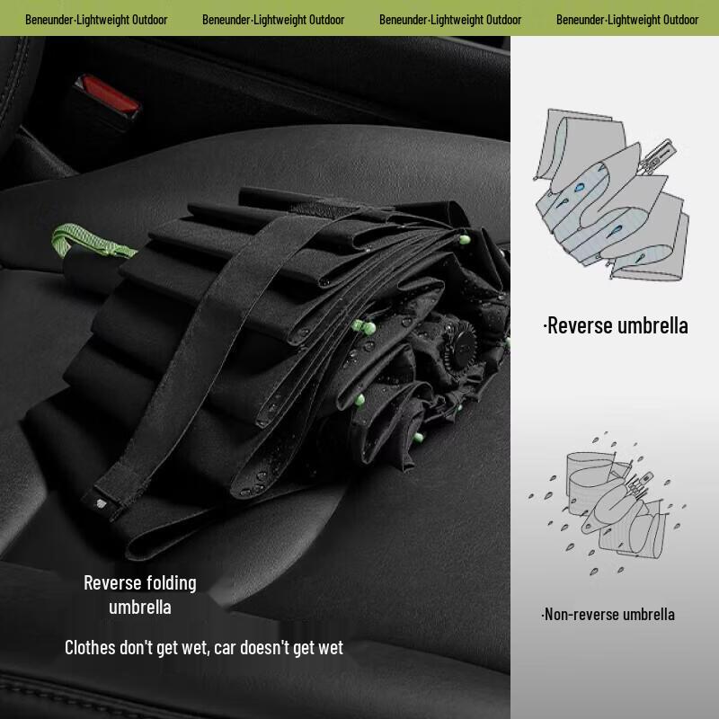 Banana Umbrella Large Semi-Automatic Foldable Business Umbrella