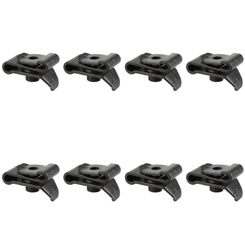 

80Pcs Fender Liner Nut Fastener Push Clips Retainer For Lexus CT200 HS250 Scion IQ XB XD Toyota Echo Highlander чорний