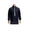 Fila Official 2024 Spring New Knitted Long Sleeve Jacket Basic Tennis Sports Stand Collar Top Men Tops Dark-Blue A11M413503F-NV