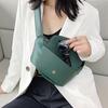 Fashion Simple Women's Chest Bag  New Trend Texture Wild PU Leather Crossbody Bags Japan Korea Leisure Ladies Fanny Pack