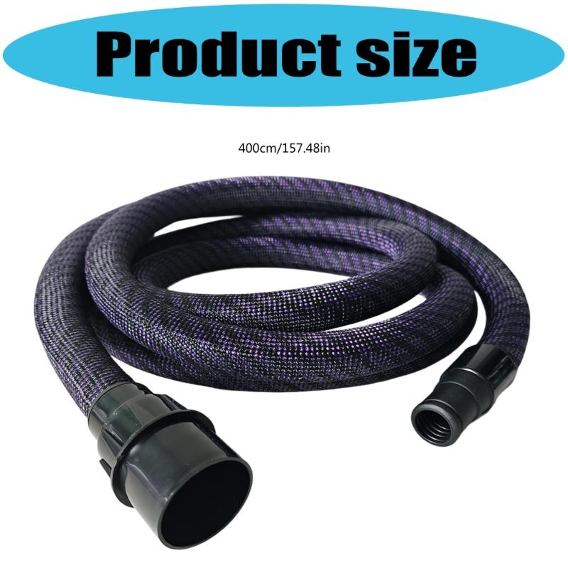 High Strength Flexible Vacuum Hose Extension Nylon Vacuum Cleaner Hose Length 400cm Replacement Hose Attachment