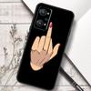 Cartoon Middle Finger For Realme 14 10 11 12 13 Pro Plus GT 6 6T 5 GT7 Pro C67 C61 C55 C53 C51 C21Y C25S C75 Case