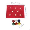 Tarp for Kids Group Activities Teamwork Coordination Fun with 6 Balls