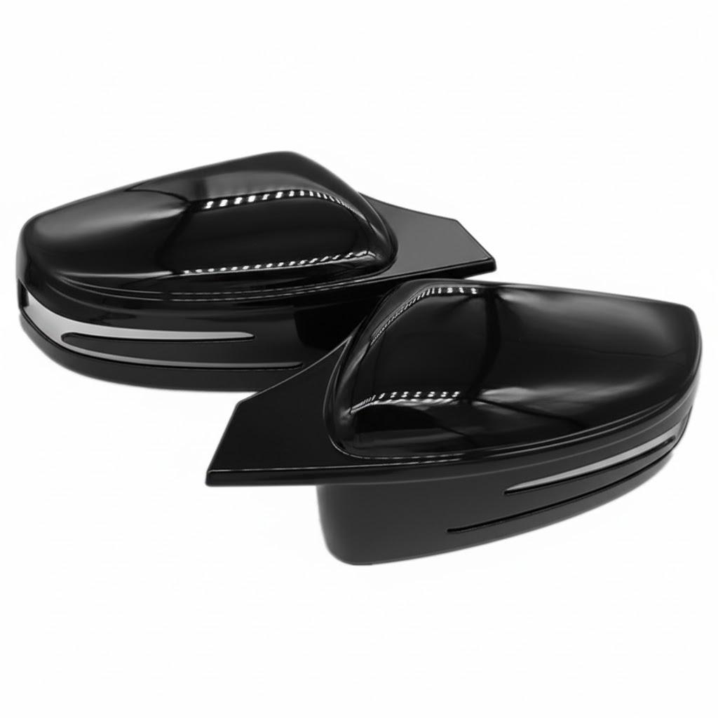 For Mercedes Benz W176 W246 W212 W204 C117 X156 X204 W221 A B C E S CLA GLA GLK Class Rearview Side Mirror Cover Wing Cap Trim