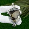 Anniversary Gift For Her Natural Septarian Gemstone Pendant 925 Sterling Silver
