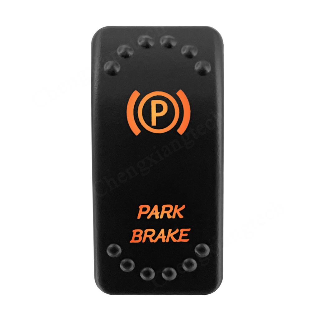 12V 24V Laser Rocker Switch Orange Led Light ON OFF / ON OFF ON for Car Boat Polaris RZR Can-Am ATV UTV RV Maverick Commander