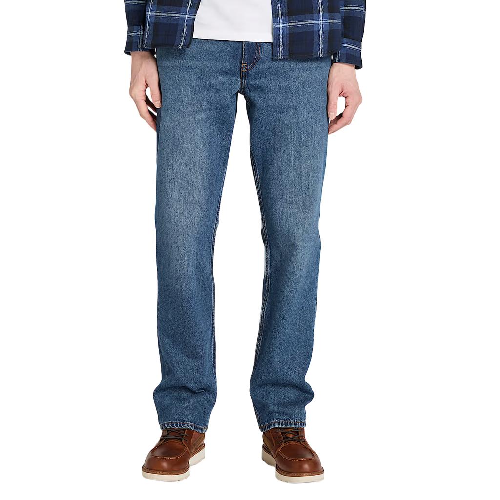 Timberland Jeans Men's Blue Moderate Straight Fit Pants TB0A6GM7A11