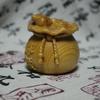 Hand-Carved Solid Wood Wealth-Attracting Money Bag Ornament