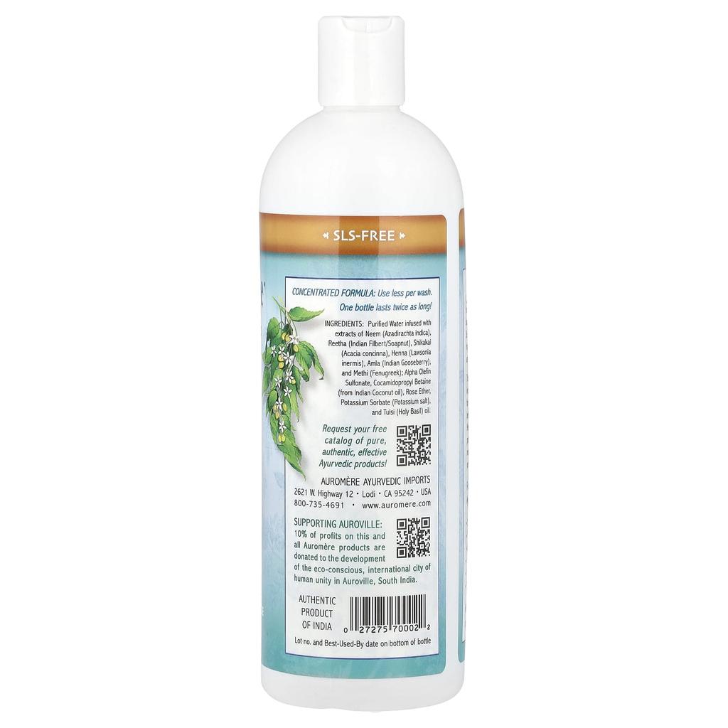 Ayurvedic Shampoo with Neem Plus 5, 473Ml(16Fl Oz)