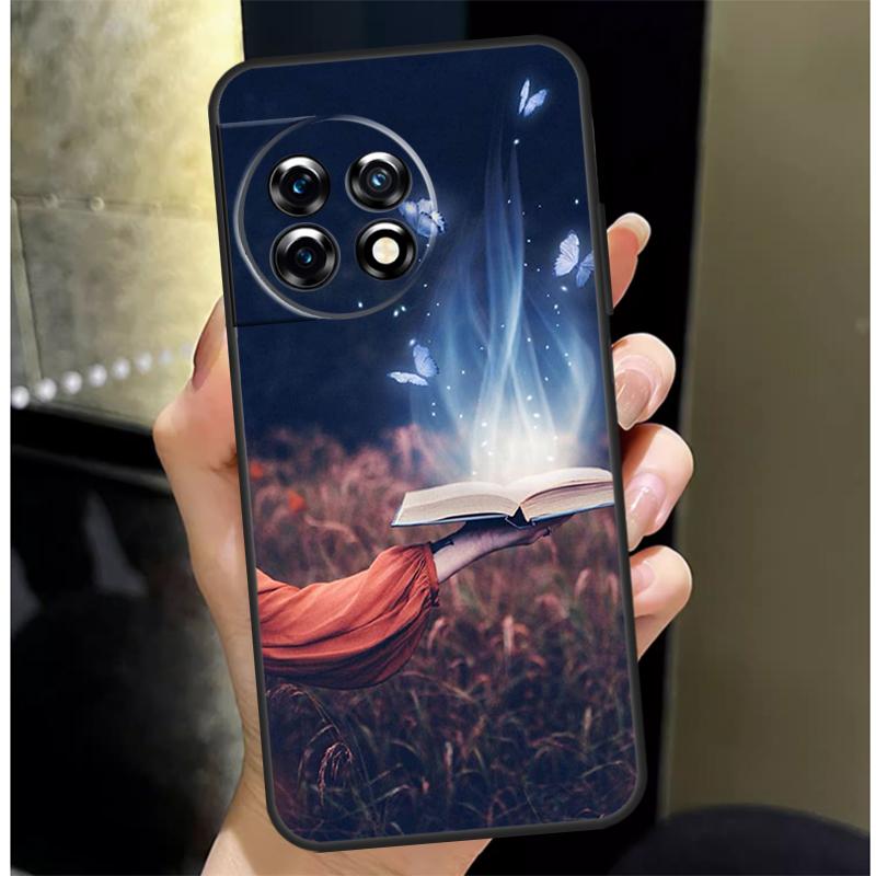 Book Lover Cover For OnePlus Nord 3 2 CE 4 Lite N20 N10 N30 OnePlus 8T 10T 13 13R 12 12R 11 10 Pro Case