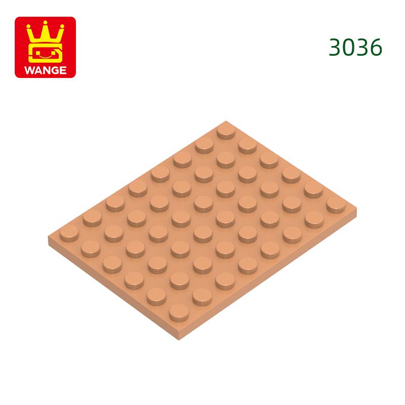 15Pcs/Lot 3036 6x8 Dots Plate Construction Bricks Basic Components Board Blocks Works With all Brand Playthings Ideal For Children Gift Idea Box