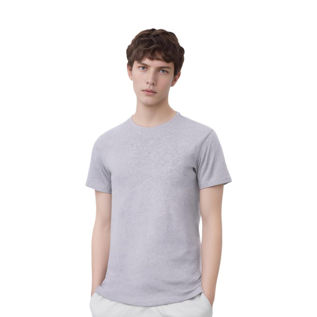 Jordan T Shirts Men's Gray Crew Neck Moderate Straight Fit AJ1159-063