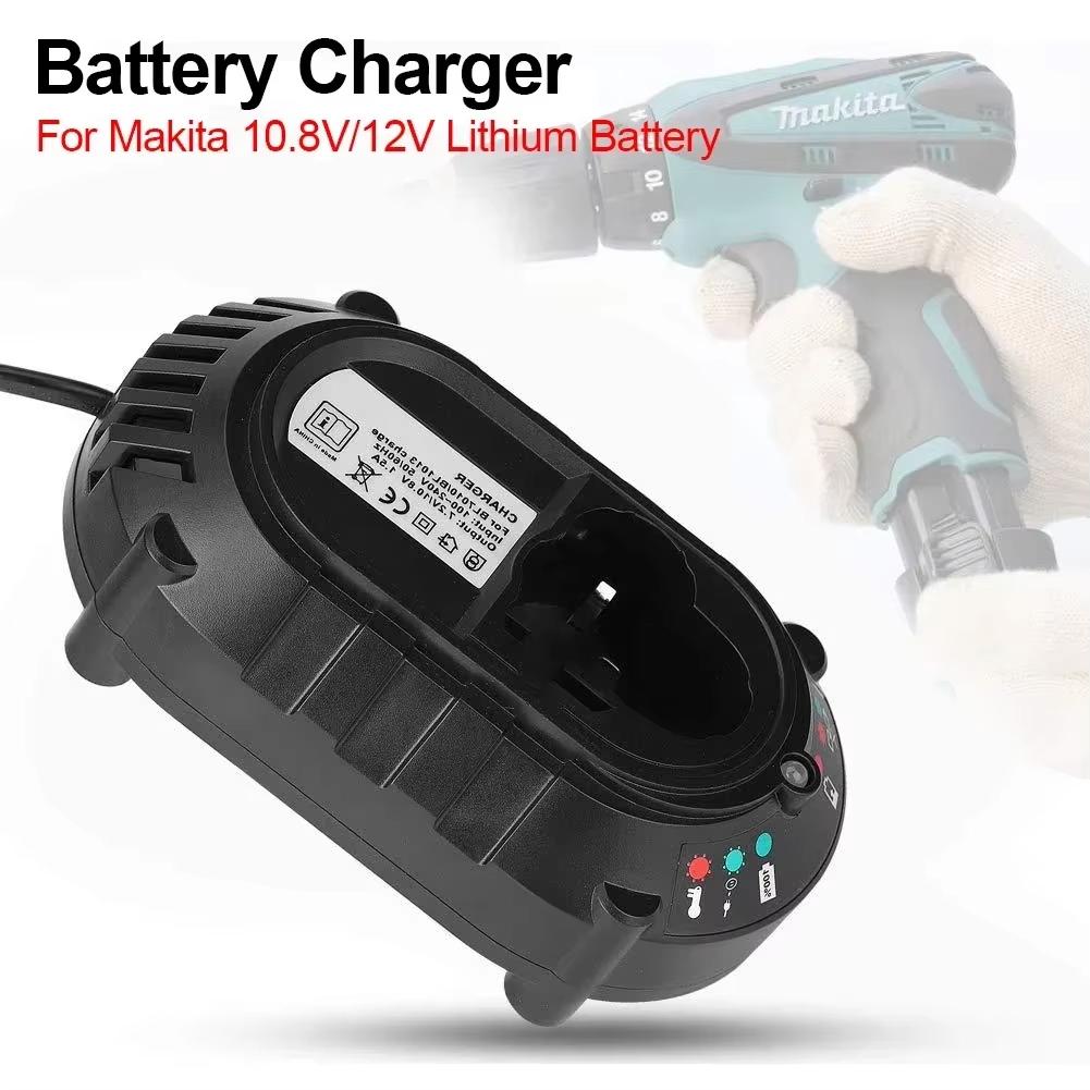 10.8V-12V Li-ion Batteries DC10WA Electrical Drill Screwdriver Tools Charger Power Supply Charger for Makita BL1013 BL1014