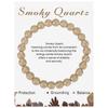 8mm Amethyst & Agate Elastic Beaded Bracelet - Natural Stone Jewelry