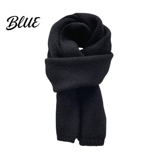 Cold Weather Scarf Neck Wrap Warm Women Color Thickened Knitting Solid Soft Thermal Casual Outfit