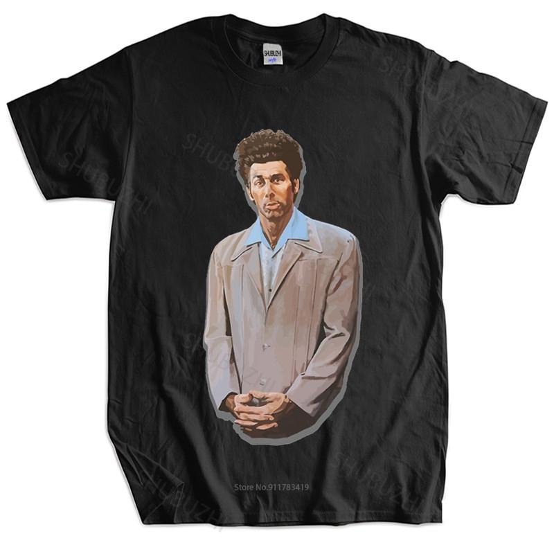 Unisexs Brand Tshirt Male Gift Tops Stylish T Shirts Kramer Painting From Seinfeld Unisexs Loose Tops For Him Plus Size Teeshirt