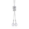 Stunning Pearl Multilayer Tassel Necklace In Rose Gold And Platinum Colors Women For