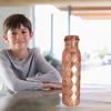 Pure Copper Water Bottle 950ml | Leak-Proof Ayurvedic Drinkware | Eco-Friendly Plain Copper Bottle 1000 ml (Pack of 1)
