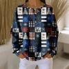 Women's Casual Shirts Long Sleeve Tops Button Up V Neck Loose Knit Fall Favorites For Women
