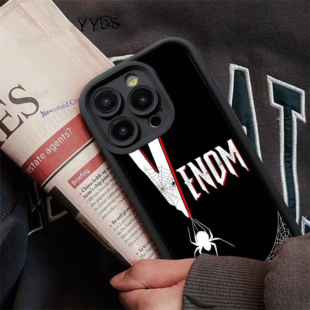 Luxury V-venumS Color For IPhone 17 15 13 12 11 14 Pro Max X XR XS 16 Plus Shockproof Candy Back Cover iPhone 16