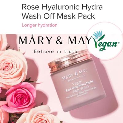 Rose Hyaluronic Hydra Wash Off Pack 125g