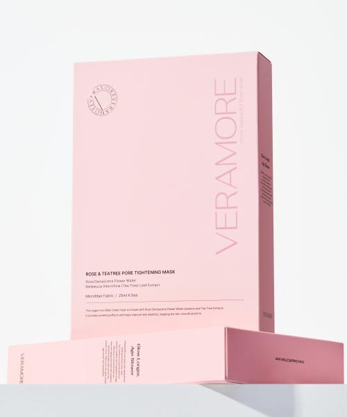 Veramore Rose & Tea Tree Pore Tightening Mask Pack (5 Sheets)