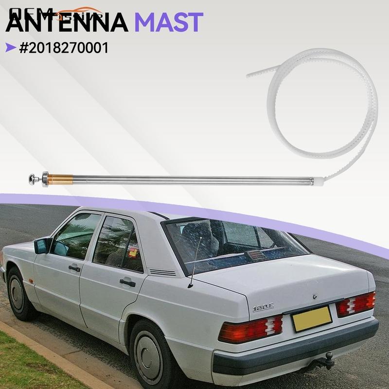 Car Radio Antenna For Mercedes-For Benz-W124 W126 W201 C107 R107 Radio Antenna 81-93 2018270001 Power-Antenna Replacement Mas