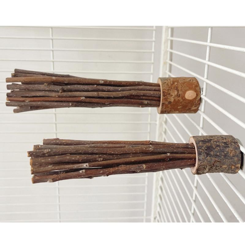Parrots Grinding Scratchers Perch Stands Bird Stand Cage Toy Stick Rack Toy Branch Grinding Perch Standing