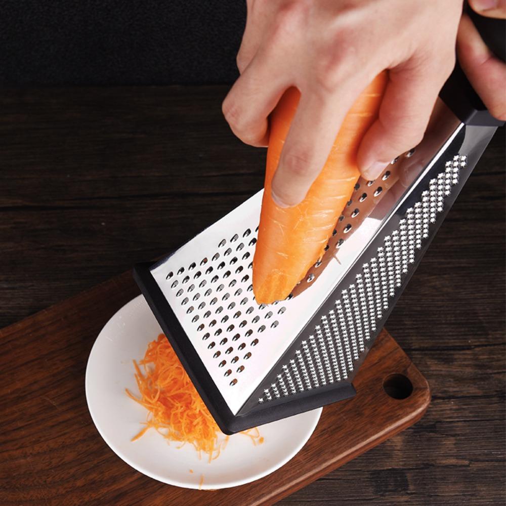 4 Sided Vegetable Grater Manual Vegetable Shredder Multipurpose Pyramid Shape Cheese Grater Potato