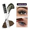 2-in-1 Doppelköpfiger Mascara Glitzer Schimmer & Matte Farbe Wasserfest Wischfest Wimpern Make-up 6 Farbtöne