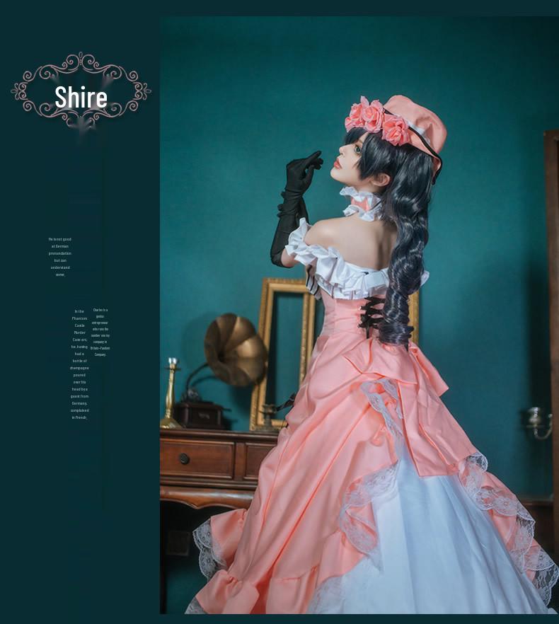 Black Butler Ciel Cosplay Kostuum - Dames Bocchan Shota Sebastian Anime Outfit