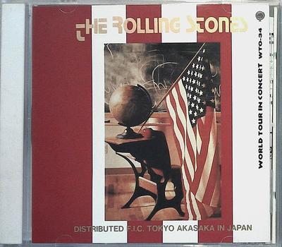 CD ROLLING STONES - World Tour In Concert WTO34 FIC 1993 Japan ObiRock Used