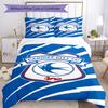 Cardiff Fc Crest Printed Pattern Duvet Cover Set – Includes 1 Duvet Cover and 2 Matching Pillowcases Bedroom Decor Christmas Gifts