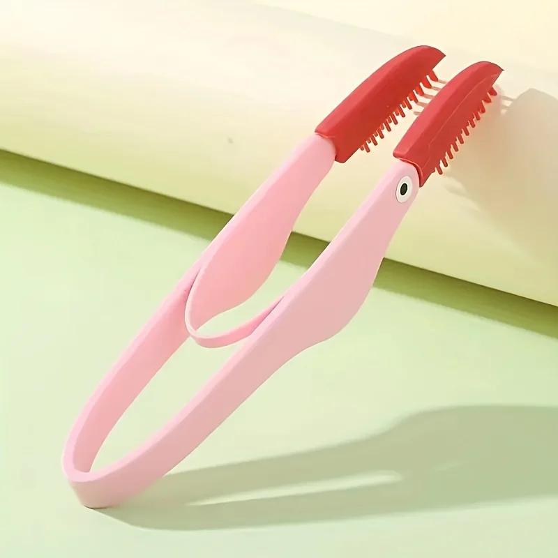

1PC Pet Tear Stain Remover Comb Gentle Dog Cat Eye Cleaning Brush Soft Silicone Grooming Tool for Pet Eye Care Supplies рожевий