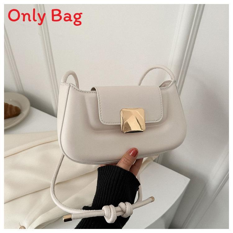 Minimalist Small Pu Bag With Top Flap For Daily Wear And Street Style