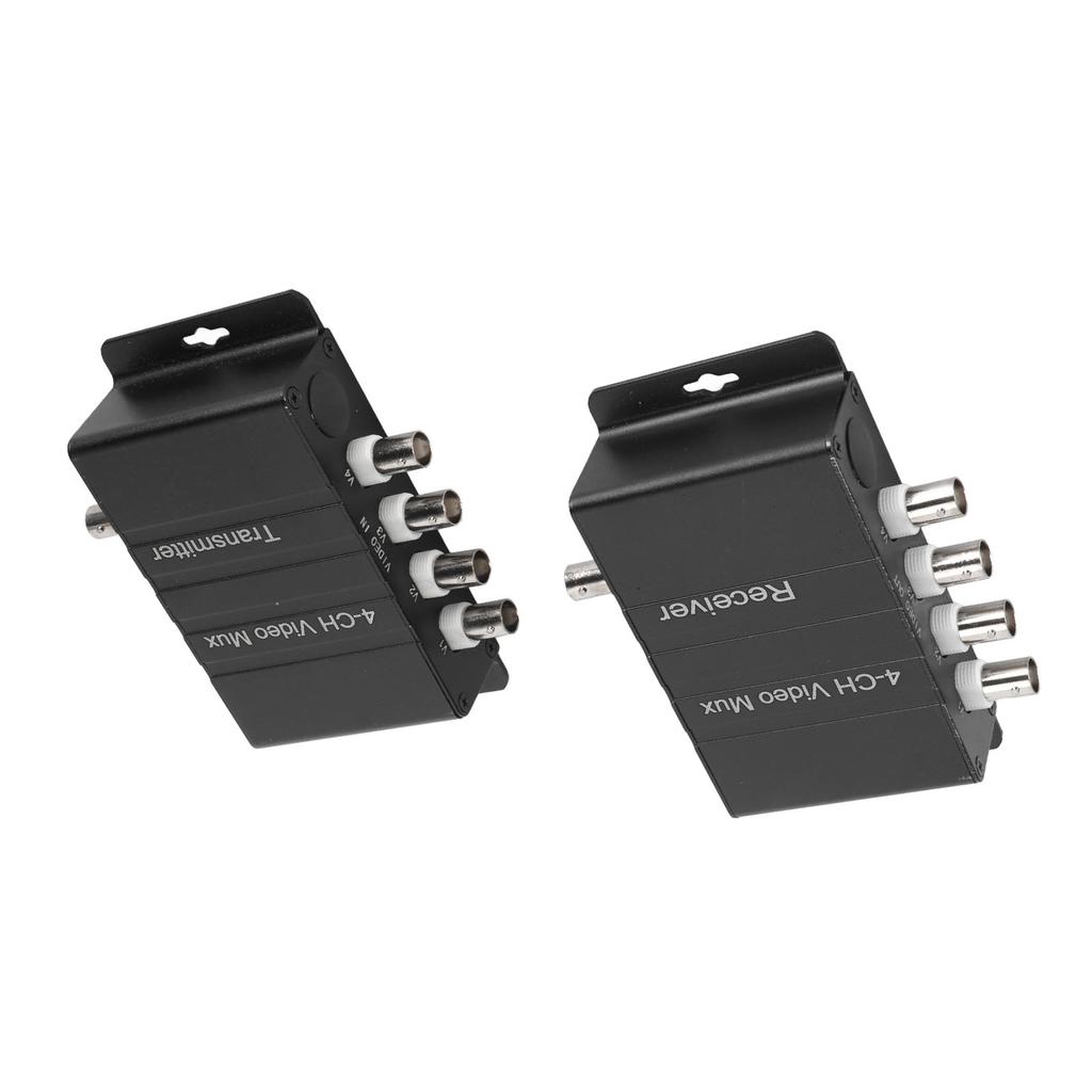 4 Channel Video Multiplexer Interference Resistant 4 HD Video to Coaxial Cable Multiplexer Transmitt