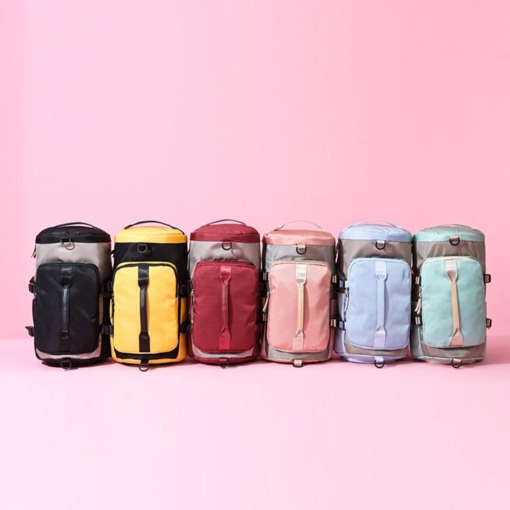 New portable travel bag women's large-capacity wet and dry separation sports fitness bag independent shoe compartment backpack