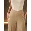 Pantalones Casuales Largos Acampanados Lisos de Cintura Alta Adelgazantes para Levantar Glúteos