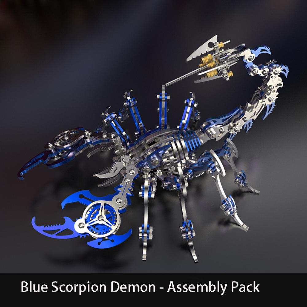 

Mobile Simulation Scorpion Precision Mechanical Toy Metal Assembly Model 3D Puzzle Creative DIY Manual Assembly Model