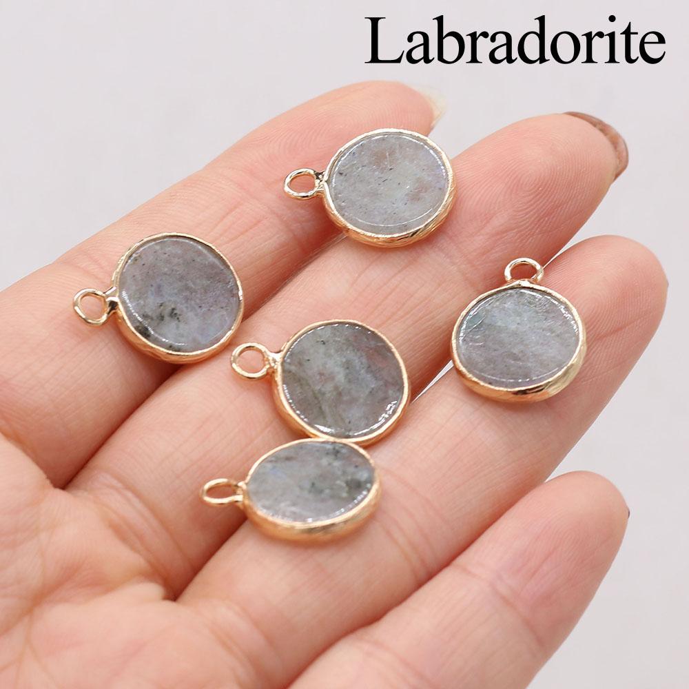 5 τμχ, Θεραπευτικό κρυστάλλινο μενταγιόν Reiki, Μίνι Στρογγυλή Φυσική Πέτρα Γούρια Lapis Lazuli Gems για DIY Γυναικεία Ανδρικά Κολιέ Σκουλαρίκια Αξεσουάρ, Κατασκευή κοσμημάτων